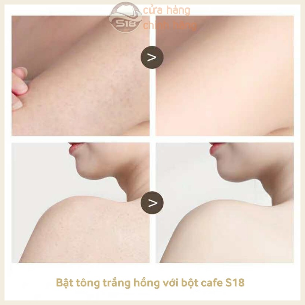 tẩy da chết body - tẩy tế bào chết môi - mặt - tay - da đầu - toàn thân, cà phê nguyên chất - handmade - S18 coffee