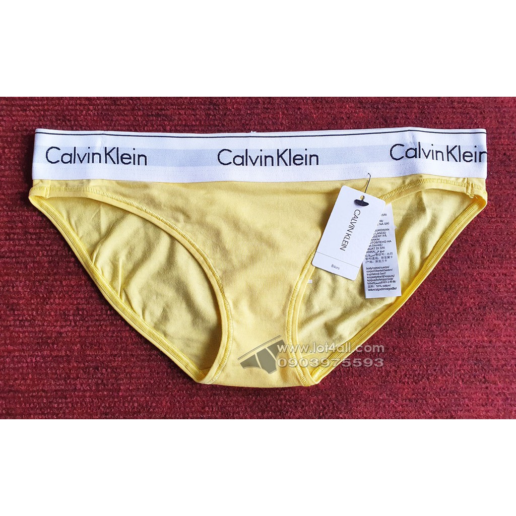 [CHÍNH HÃNG] Quần lót nữ Calvin Klein F3787 Modern Cotton Modal Bikini Solaris