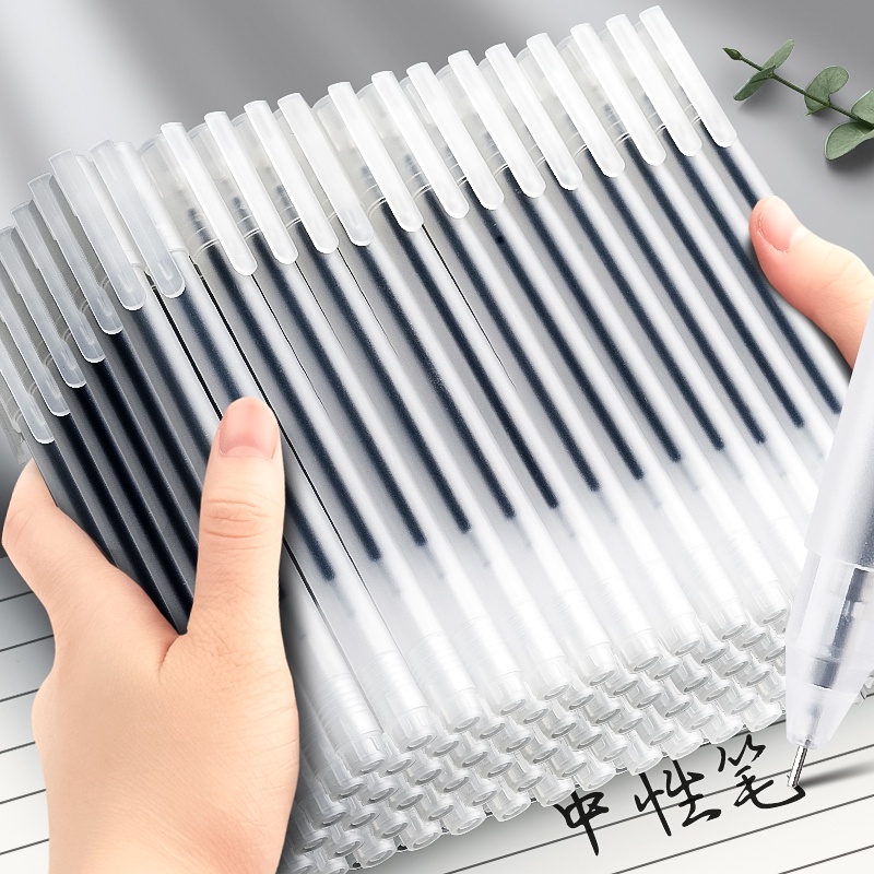 Bút Bi Mực Đen 0.5mm Dung Tích Lớn Mượt Mà Nhanh Khô