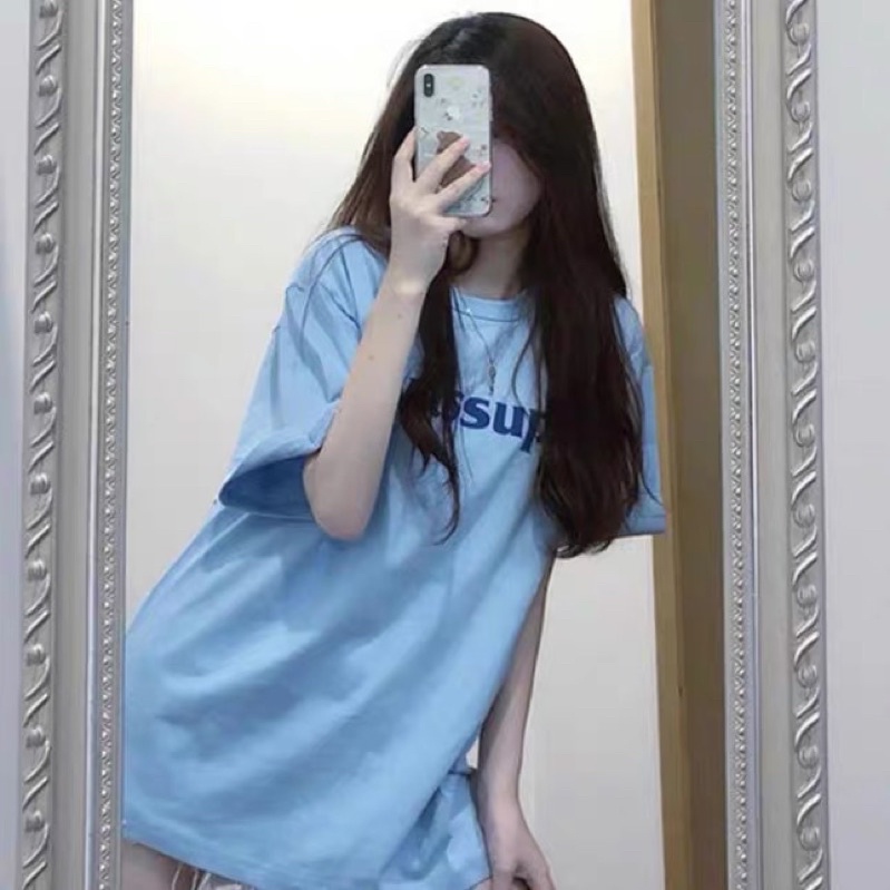 Áo thun nam nữ unisex-Áo phông WASSUP phom rộng tay lỡ dành cho nam nữ