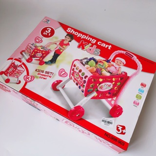 XE ĐẨy siêu thị cho bé gái