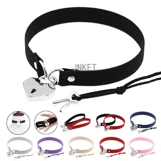 Vòng cổ choker da lộn mặt trái tim thời trang
