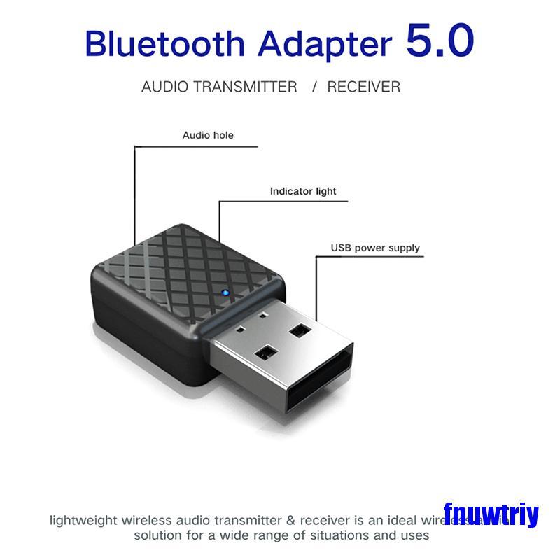 Usb Bluetooth 5.0 Nhận Tín Hiệu Âm Thanh Cho Loa Tv / Pc