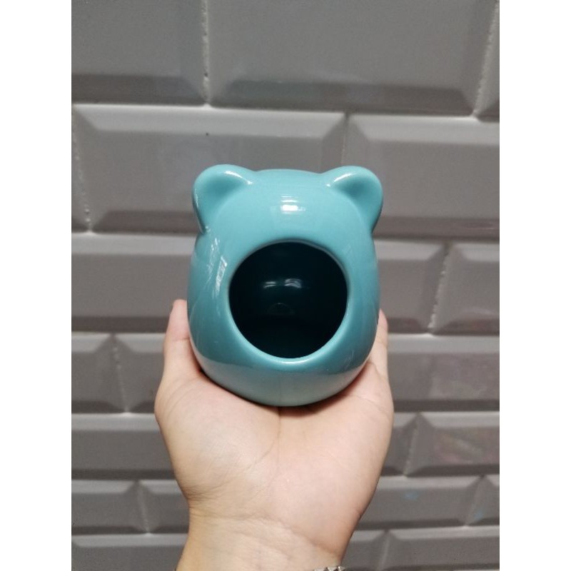 Nhà ngủ sứ mèo Kitty dành cho hamster (ww, robo, camp)