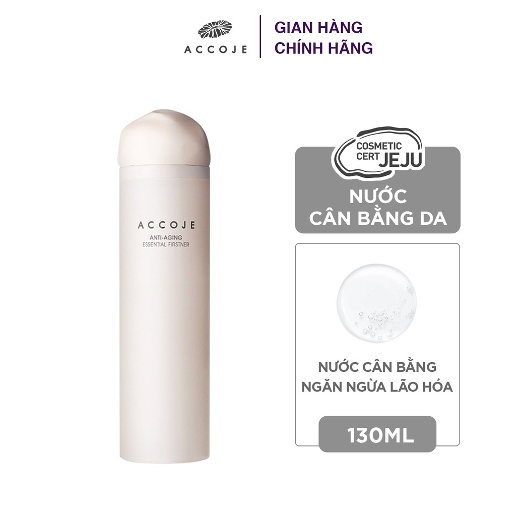 Nước Cân Bằng Accoje Anti-Aging Essential Firstner Ngăn Ngừa Lão Hóa 130ml