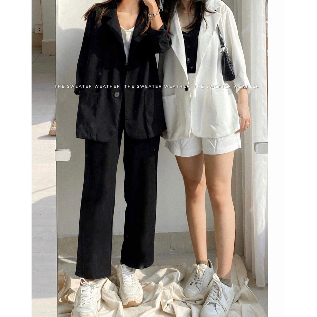 [Mã SKAMCLU7 giảm 10% tối đa 50K đơn 0Đ] Áo vest trơn voan mỏng, áo blazer voan dài tay | BigBuy360 - bigbuy360.vn