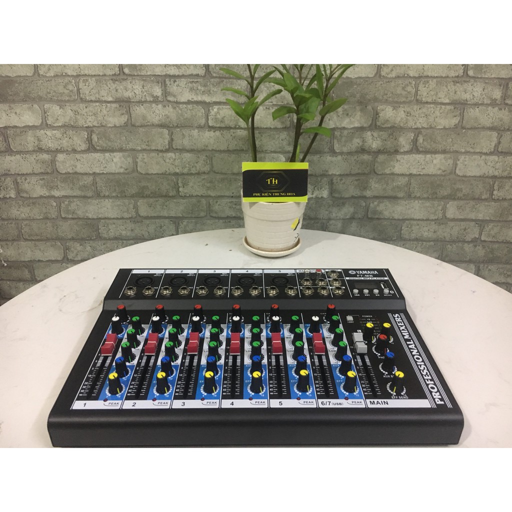 Bàn Mixer Yamaha F7 Bluetooth có USB