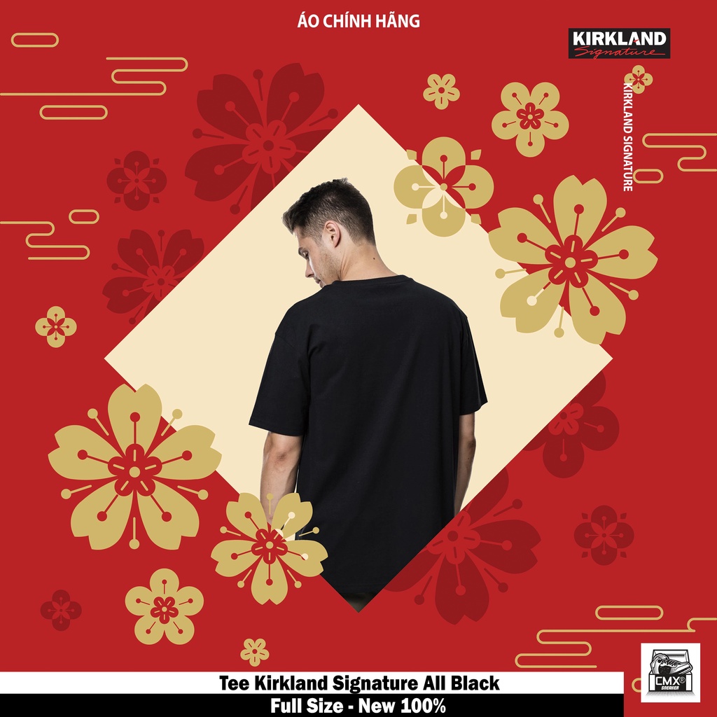 😘 [ HÀNG CHÍNH HÃNG ] Áo Thun Kirkland Signature White/Black Chính Hãng - REAL AUTHETIC 100%