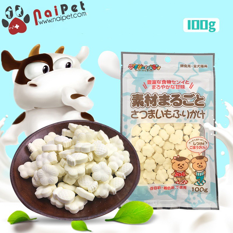 Đồ Ăn Vặt Bánh Thưởng Xương Gặm Dog Snacks Cho Chó Gói 100g