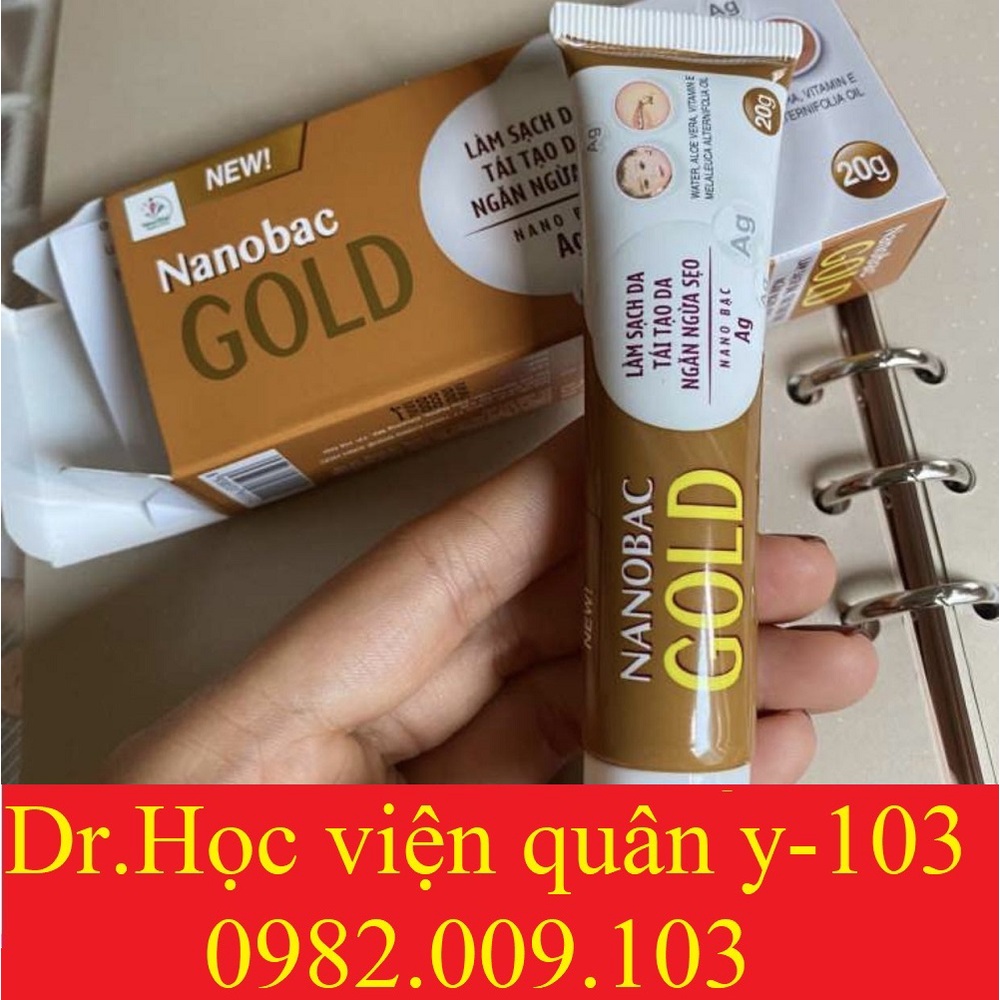 Kem bôi thủy đậu, kiến ba khoang, côn trùng cắn, zona từ nano bạc và thảo dược - Nano Subac Gold tuýp 20g nanobac gold