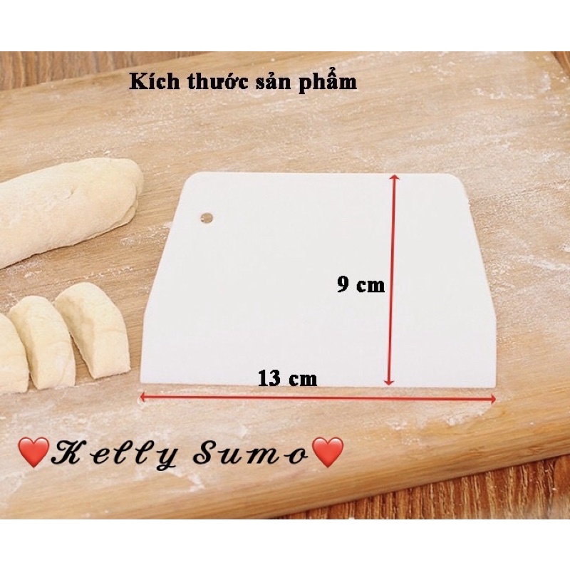 Dao vét, dao cắt bột làm bánh bằng nhựa