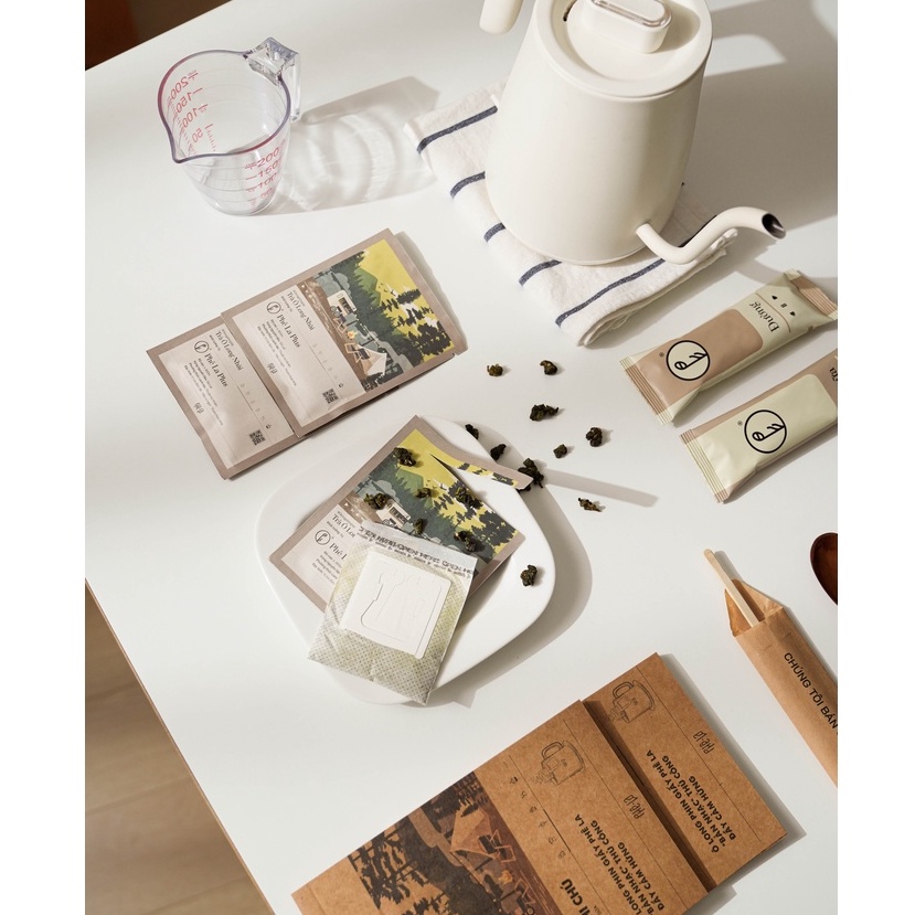 Trà sữa ô long Vị Sữa, trà phin giấy Phê La, đặc sản Đà Lạt, Hộp 10 gói, PLAPG_SUA