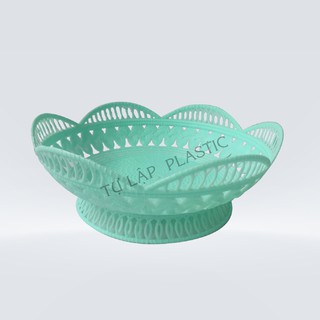 Rổ nhựa đan có chân tự lập tl 948 - 26cm
