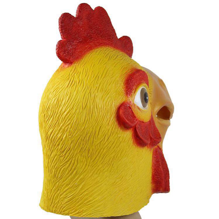MẶT NẠ ĐẦU GÀ CON GÀ TRỐNG hóa trang GÀ KÊ phù hợp cho Halloween trung thu lễ hội sự kiện cosplay