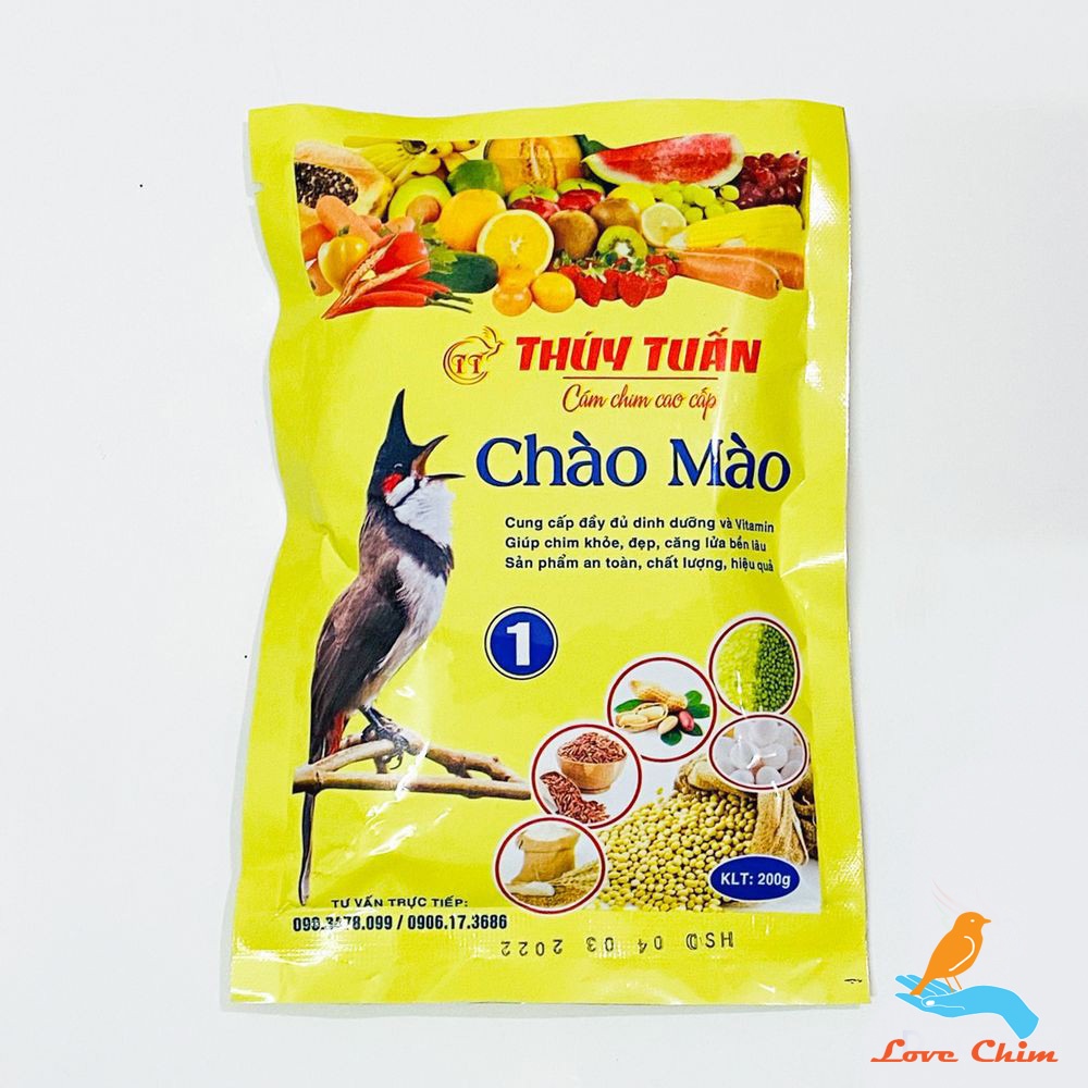 Cám chim, Cám chim chào mào Thúy Tuấn gói 200g