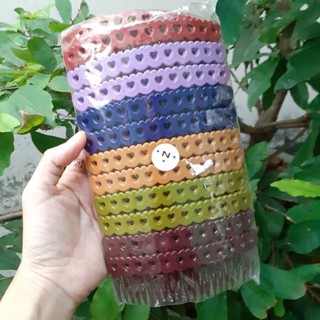 Combo 10 cái Lược cài tóc trái tim được chọn màu (12cm)