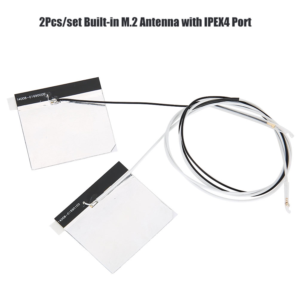 Set 2 Ăng Ten Wifi Ipe Gene4 M.2 Ipex4 Cổng 2.4 / 5g Cho Intel