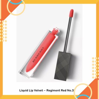 [Flash Sale] Son Kem Burberry Liquid Lip Velvet Remigent Red No 37 dung tích 6ml( Màu đỏ cam)