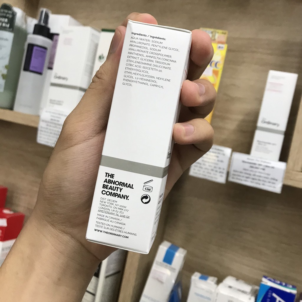 Tinh Chất Cấp Nước Phục Hồi Da The Ordinary Hyaluronic Acid 2% + B5 (30mL)