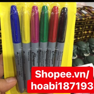 Bút định hình ,bút vẽ trên da nét to cố định 6 màu :40k