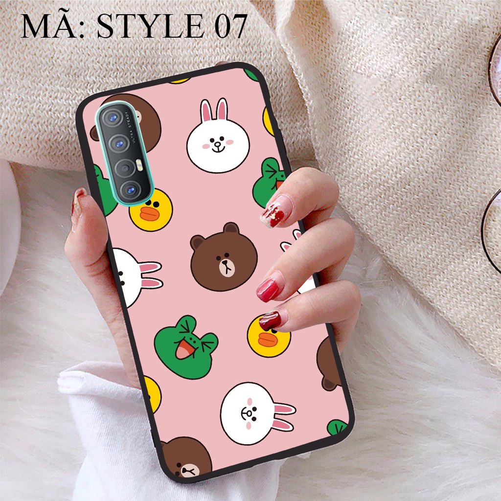 Ốp lưng Oppo Reno 3 Pro viền dẻo TPU BST Phong Cách Trẻ Trung