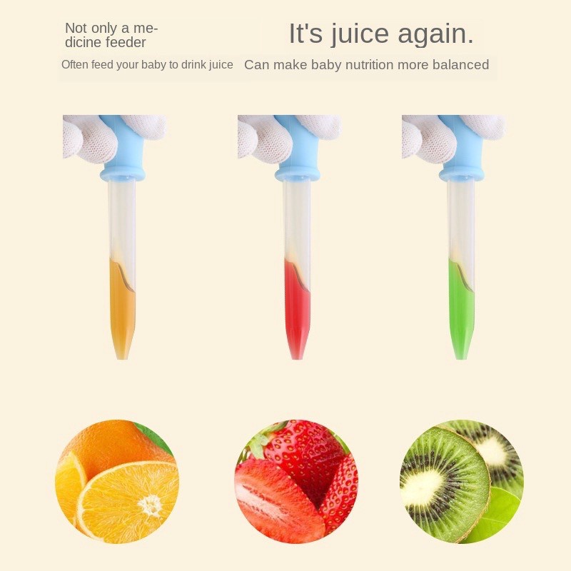 Ống Nhỏ Giọt Cho Bé Uống Thuốc 5ml / 5ml Bằng Silicone