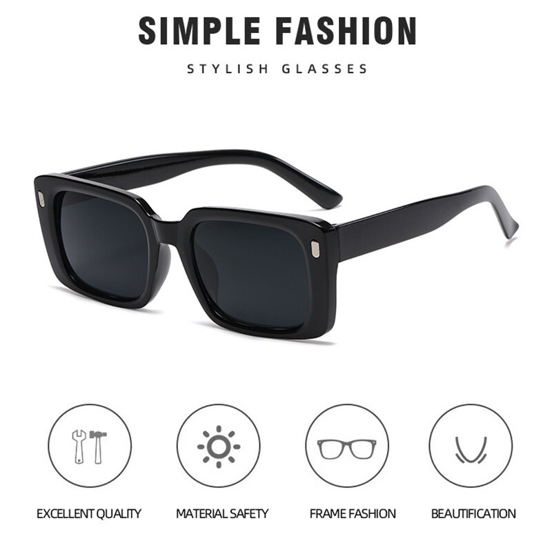 Kính Mát Gọng Vuông Nhỏ Thời Trang