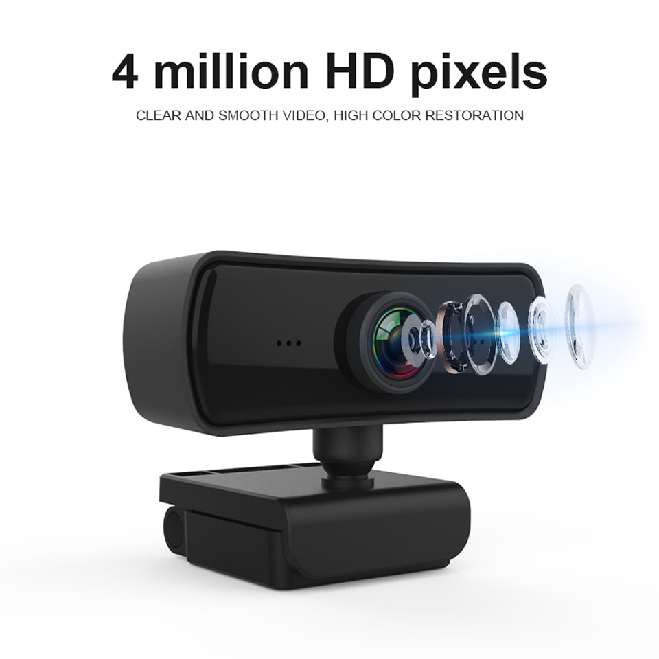 Webcam 1080p Hd Xoay 360 Độ Cho Máy Tính | BigBuy360 - bigbuy360.vn