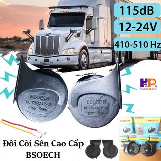 [ XE TẢI]👆 Đôi Còi Sên BSOECH 12V - 24V 👆[PHỤ KIỆN XE Ô TÔ, XE HƠI XE MÁY ]