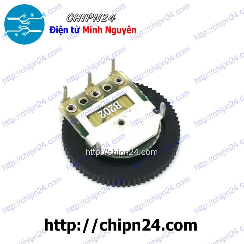 [2 CÁI] (KG2) Biến Trở Đồng tiền 3 Chân 2K (16x2MM, B202 202)