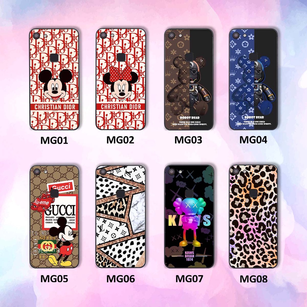 Ốp lưng Vivo V7 / V7 Plus hình thương hiệu, thời trang, cute, đáng yêu