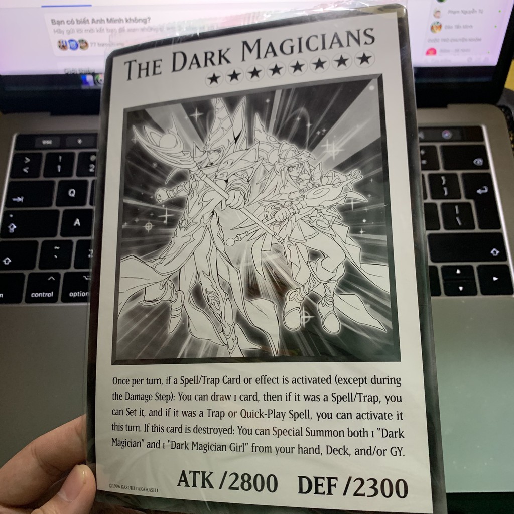 SIÊU ĐẶC BIỆT!!! [Thẻ Bài Yugioh Chính Hãng] The Dark Magicians SIÊU TO KHỔNG LỒ!!!