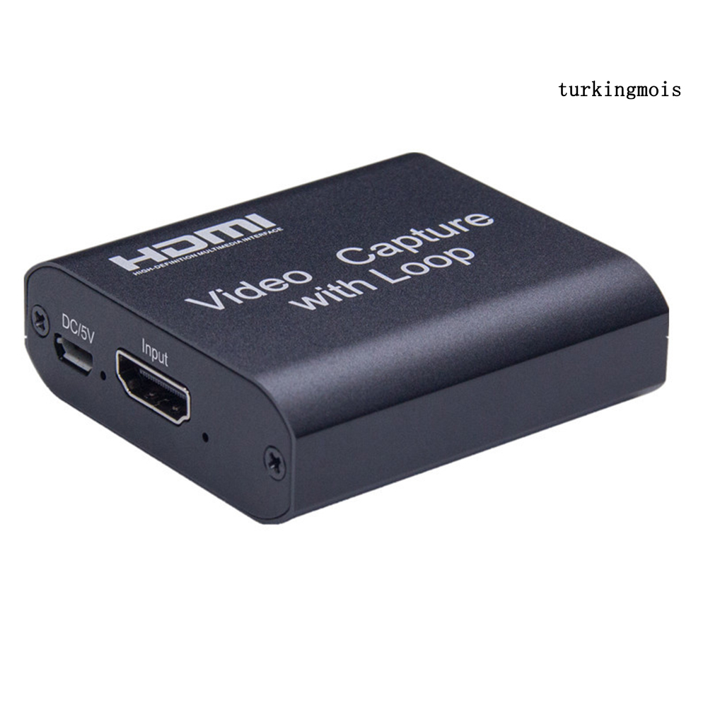 TSP_4K HDMI-compatible to USB2.0 HD 1080P Video Capture Card Dongle for Game Live Streaming