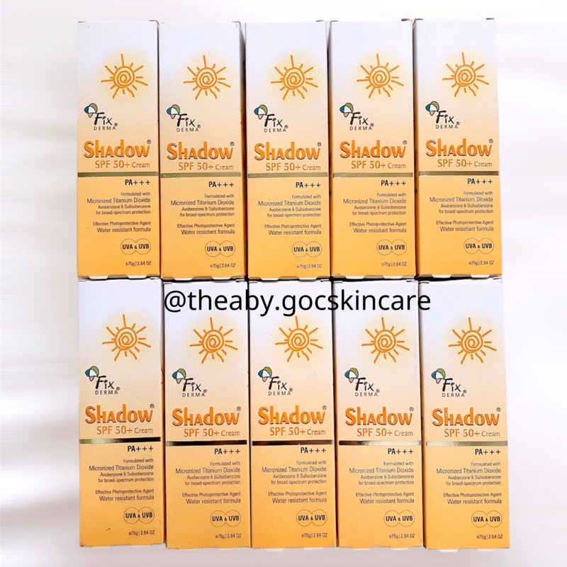 Kem chống nắng Fixderma Shadow SPF 50+ Cream 75g | BigBuy360 - bigbuy360.vn