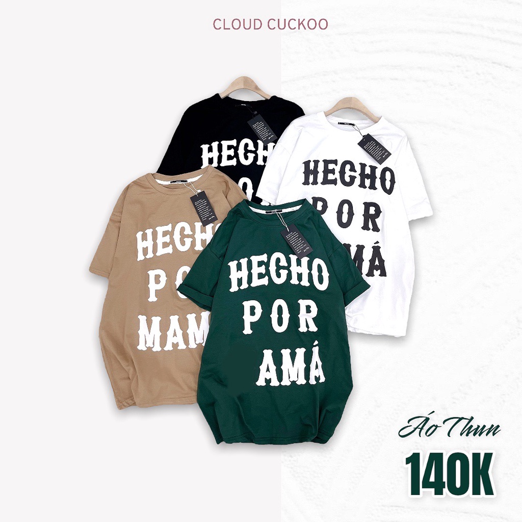 Áo Thun Unisex In Chữ Phong Cách Chất Cotton Mát Mềm Mịn - Mã Số: N26061