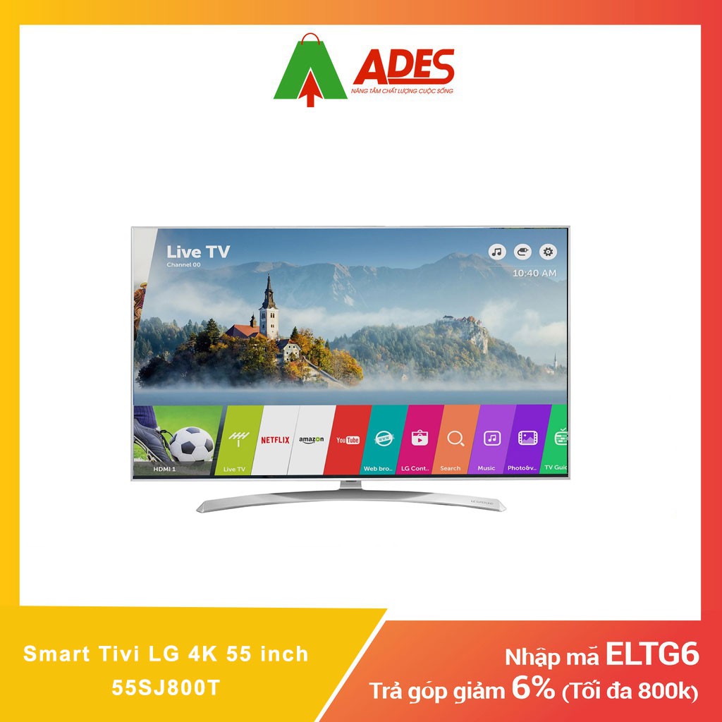 Smart Tivi LG 4K 55 inch 55SJ800T | Chính hãng, Giá rẻ