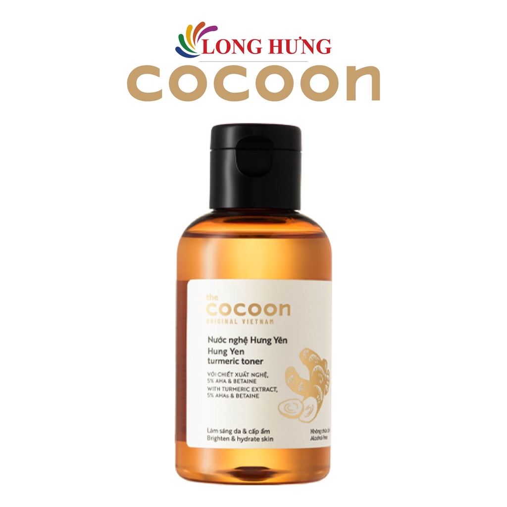 Nước nghệ Hưng Yên Cocoon làm sáng da và cấp ẩm (140ml)