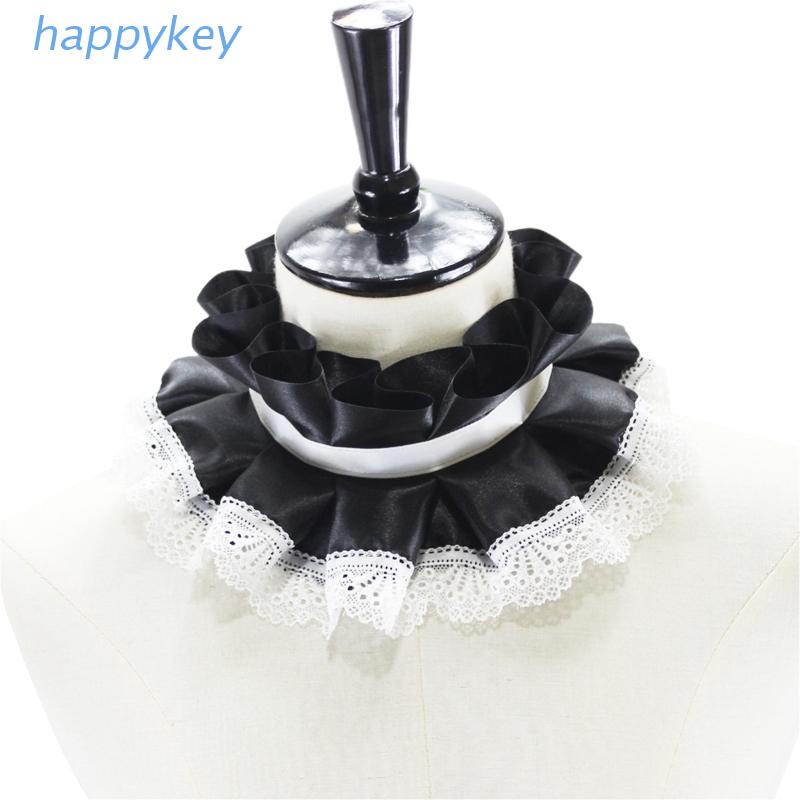 Cổ Áo Giả Bằng Vải Satin Viền Ren Có Thể Điều Chỉnh Phong Cách Lolita Cổ Điển Cho Nữ Hóa Trang | BigBuy360 - bigbuy360.vn
