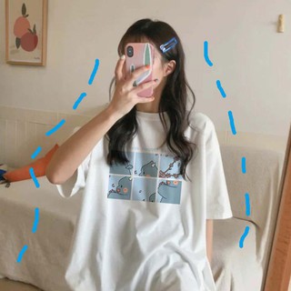 Áo thun nữ form rộng hình in siêu cute chất vải cao cấp mát mịn