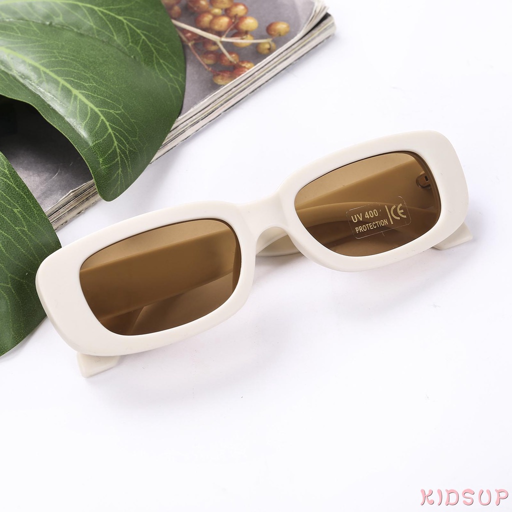Kính mát chống tia cực tím màu sắc trơn/ họa tiết da báo đa dạng tùy chọn cho bé trai và bé gái