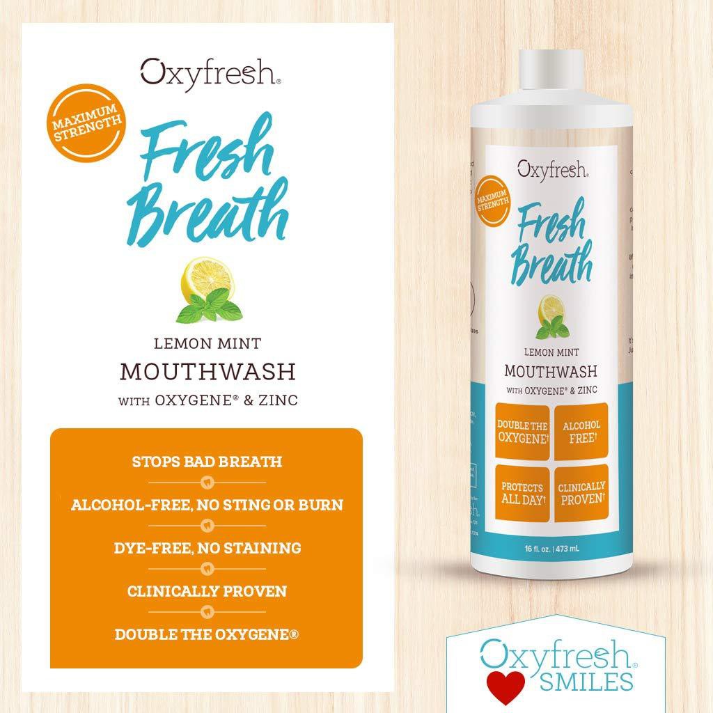 Nước súc miệng dành cho người có hơi thở có mùi - Oxyfresh