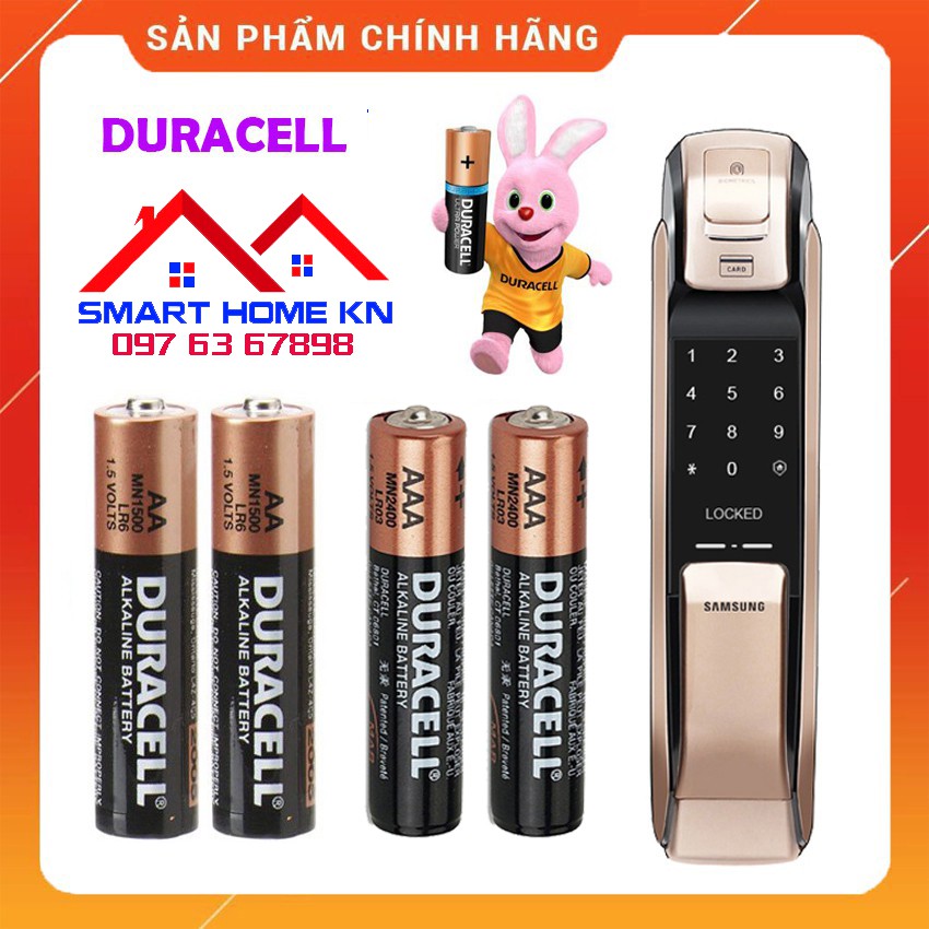 [VỈ 2 VIÊN] Pin duracell aa aaa 1 5v Alkaline máy đo huyết áp omron, pin khóa cửa vân tay