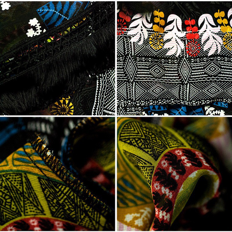 Áo khoác chiffon kiểu kimono dáng dài phong cách Bohemia cho nữ | BigBuy360 - bigbuy360.vn