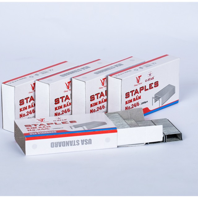 Lốc 10 Hộp Kim Bấm Số 3  Gstar