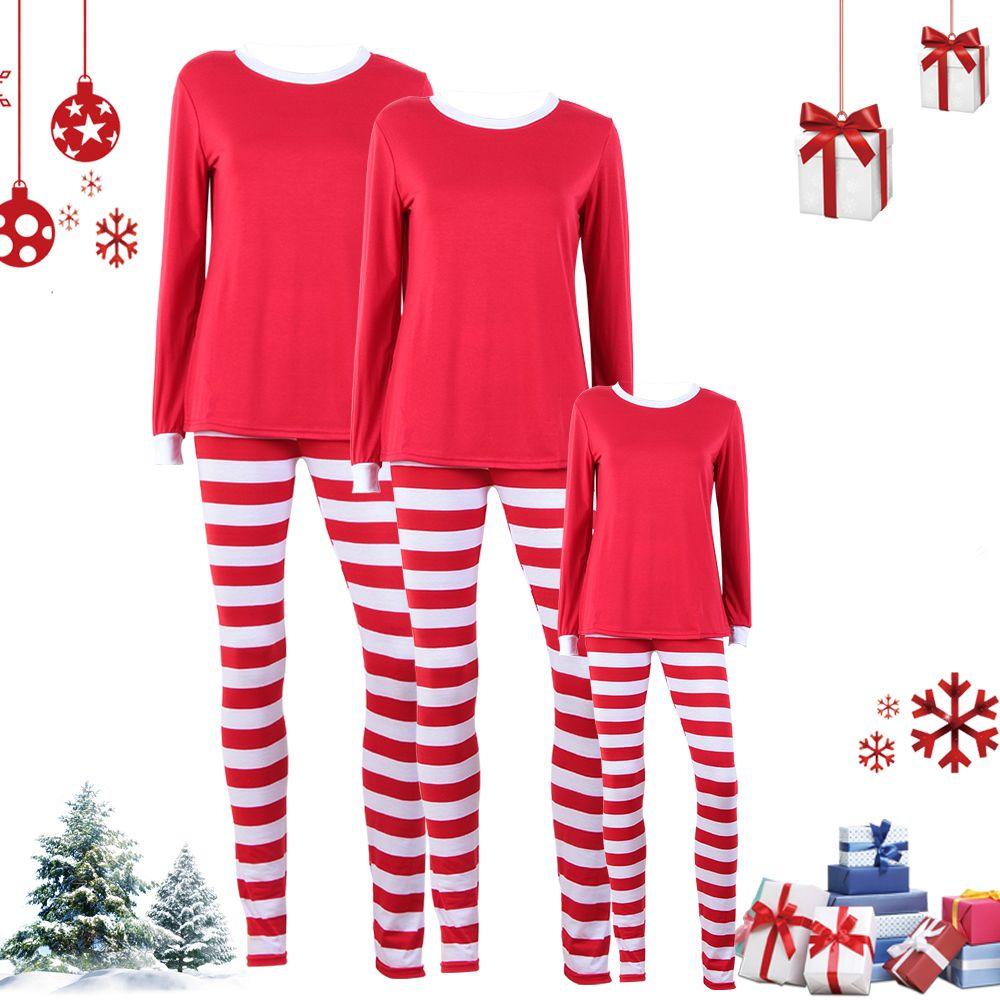 Bộ Đồ Ngủ Pijama Bằng Vải Cotton Pha Họa Tiết Giáng Sinh Hoạt Hình Cho Trẻ Em Và Người Lớn