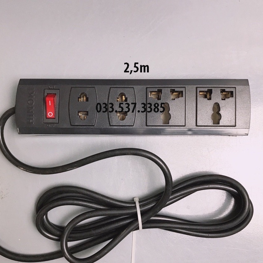 Ổ điện 4 lỗ, ổ cắm điện HINOKI siêu bền đẹp