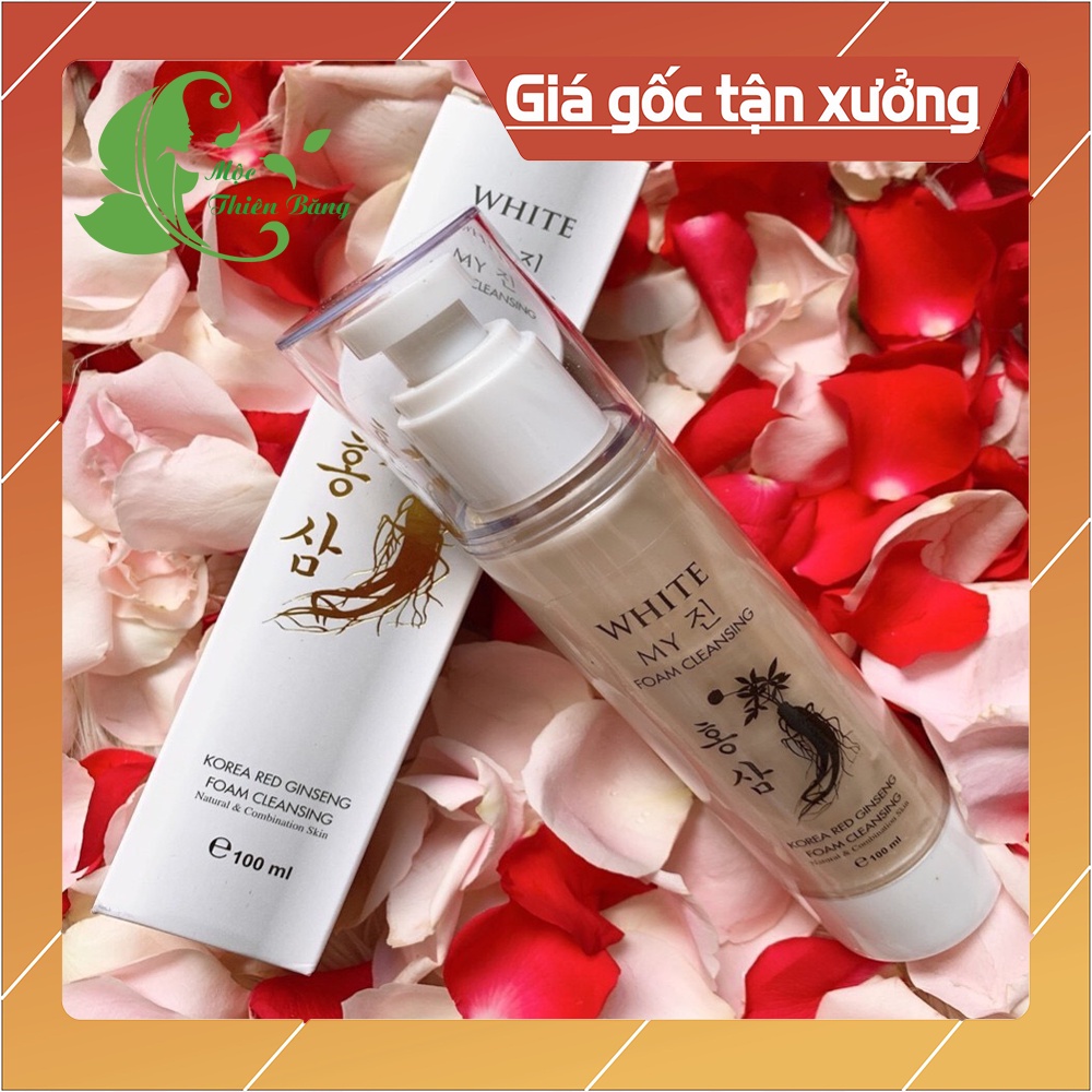 Sửa Rửa Mặt Nhân Sâm Ít Bọt - Làm sạch sâu, an toàn & lành tính cho mọi da