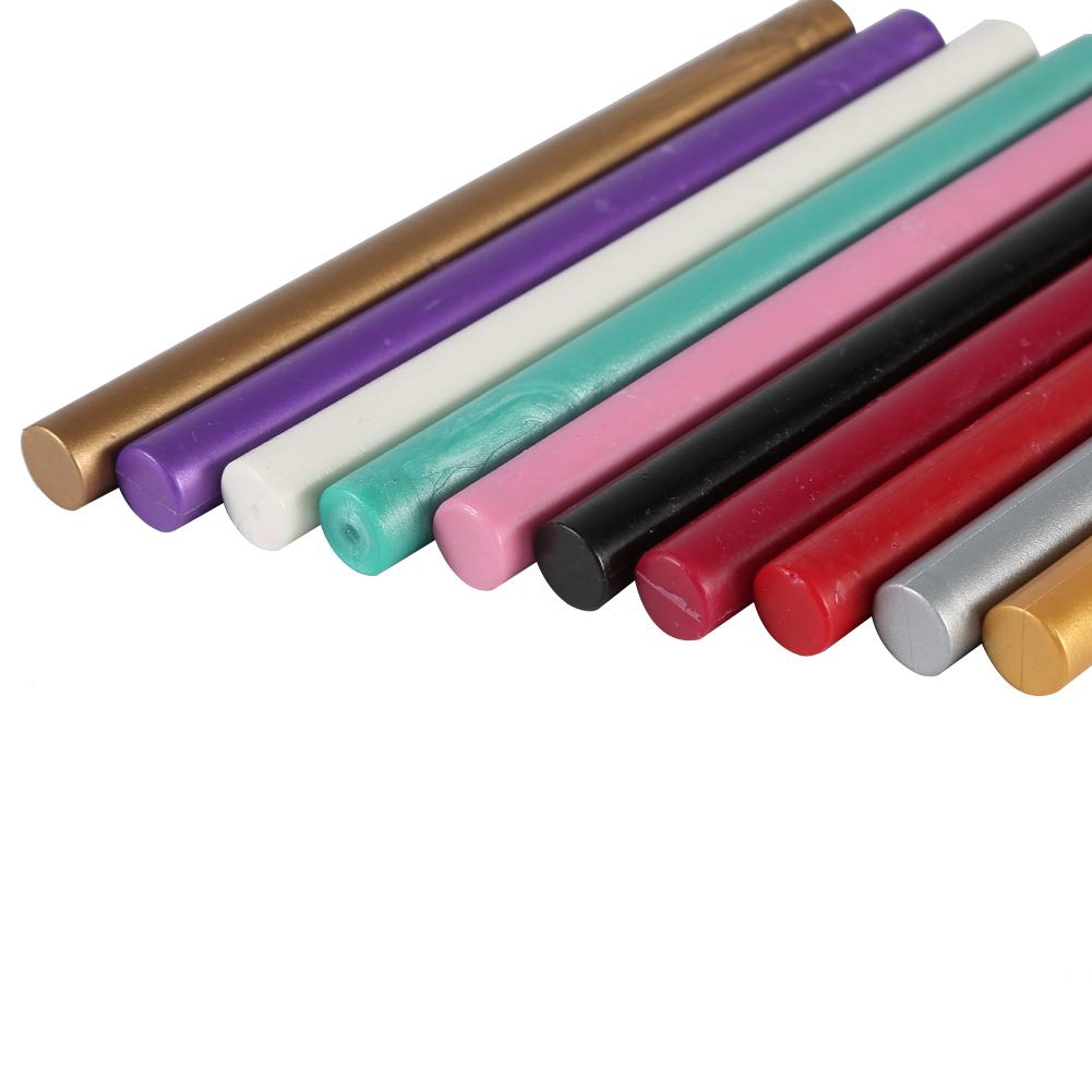 5 que sáp làm con dấu vintage trang trí thiệp cưới/ sinh nhật 10 màu lựa chọn