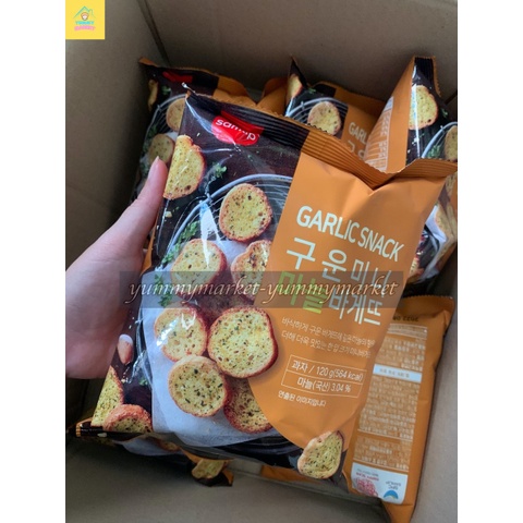 Bánh mì sấy bơ tỏi Hàn Quốc vị Pizza 120gr | BigBuy360 - bigbuy360.vn