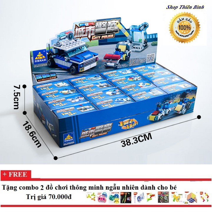 Bộ xếp hình Lego ô tô cảnh sát